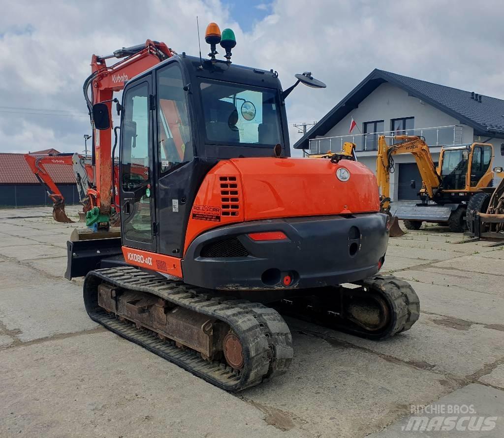 Kubota KX 080-4a 中型油圧ショベル 7ｔ-12ｔ（ユンボ・パワーショベル・バックホー）