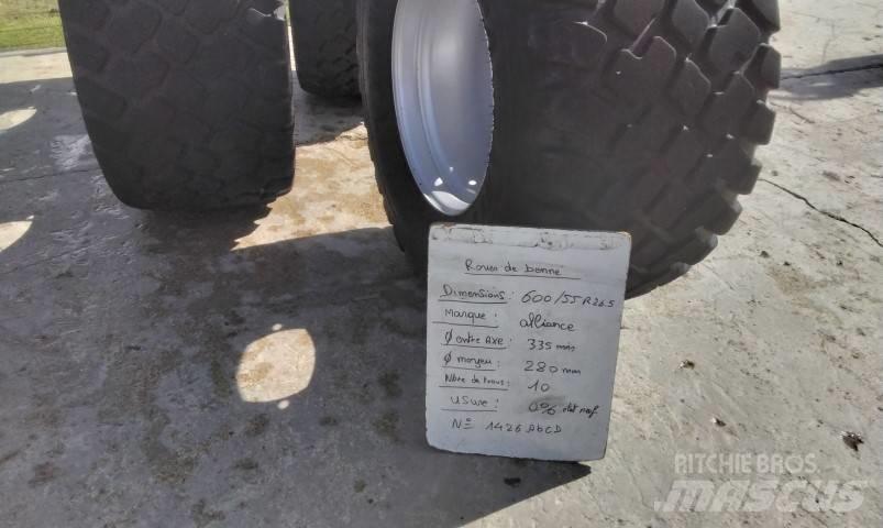 Alliance 600/55R26.5 タイヤ、ホイル、リム