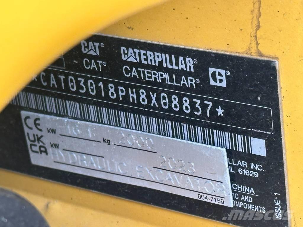CAT 301.8 ミニ油圧ショベル 7t以下（ミニユンボ・ミニディガー）