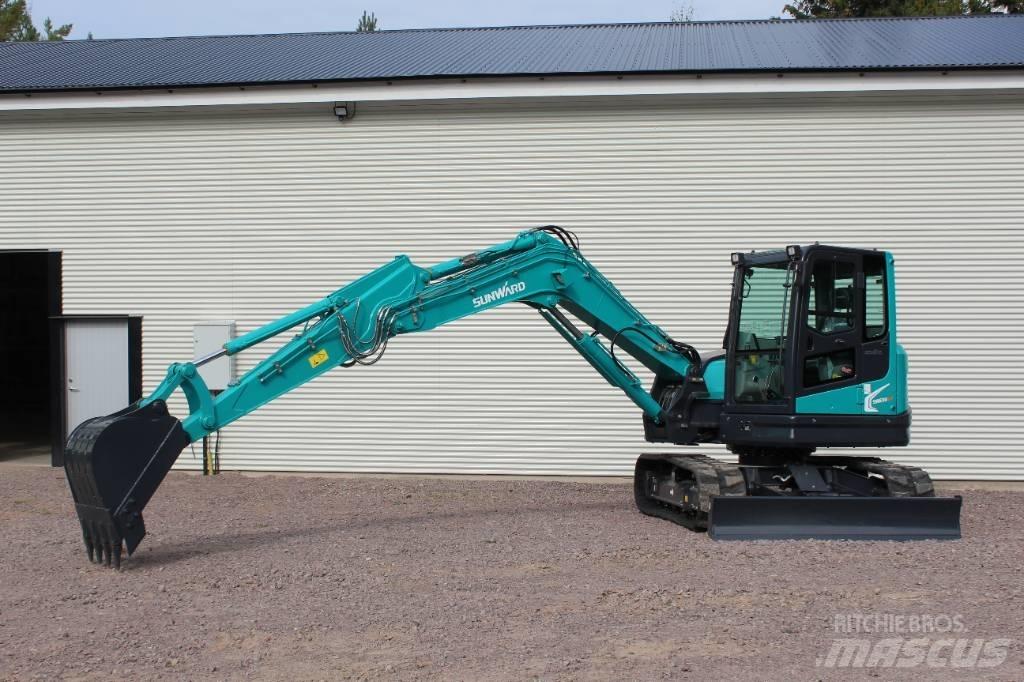 Sunward SWE 90 UF 中型油圧ショベル 7ｔ-12ｔ（ユンボ・パワーショベル・バックホー）