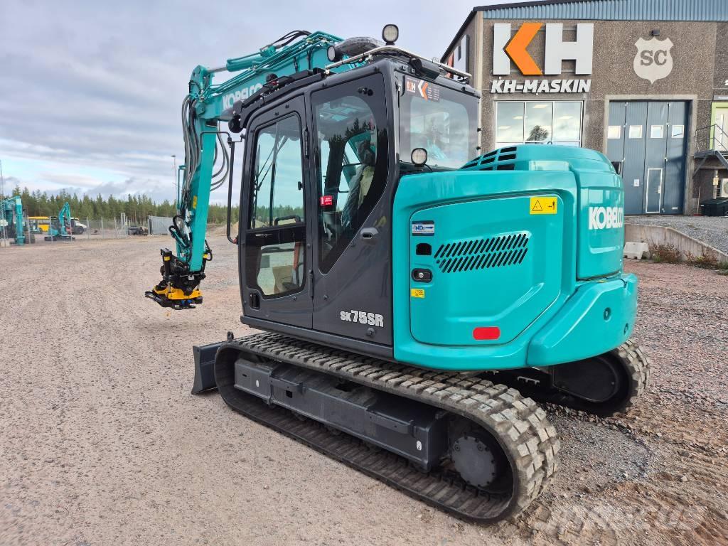 Kobelco SK75SR-7 中型油圧ショベル 7ｔ-12ｔ（ユンボ・パワーショベル・バックホー）