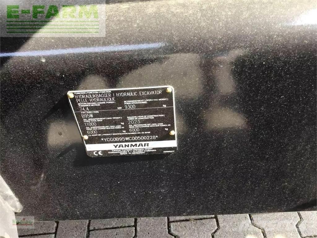 Yanmar b95w/5 ホイール式油圧ショベル（パワーショベル・ユンボ・バックホー）