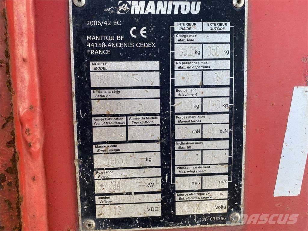 Manitou 280TJ ブームリフト　屈伸型