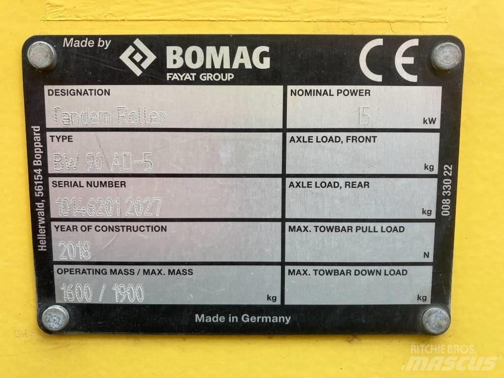 Bomag BW 90 AD-5 タンデムローラ