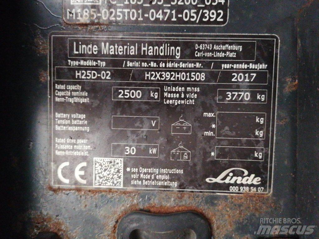 Linde H25D-02 ディーゼル・軽油