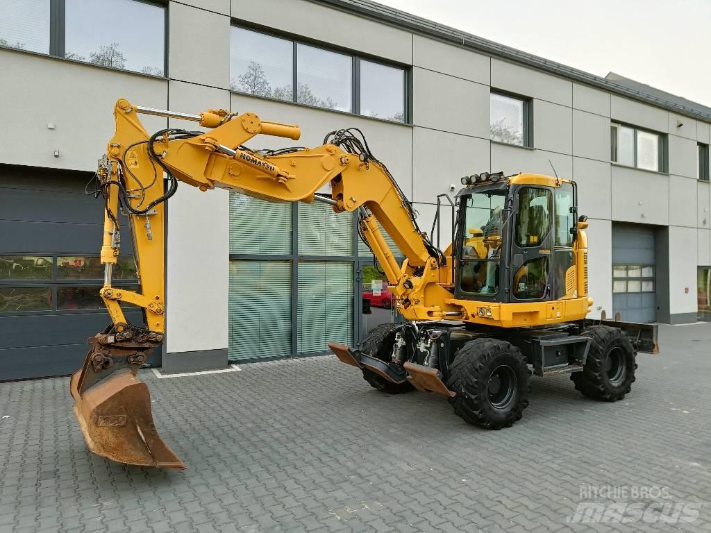 Komatsu PW118 MR-11 ホイール式油圧ショベル（パワーショベル・ユンボ・バックホー）