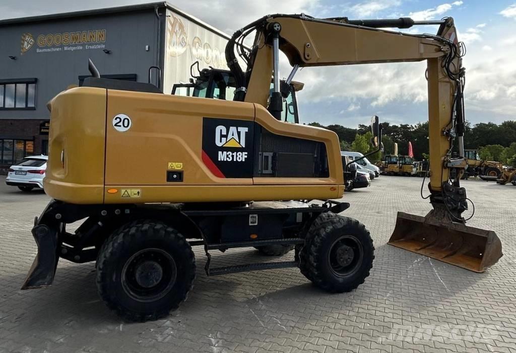 CAT M 318 F ホイール式油圧ショベル（パワーショベル・ユンボ・バックホー）