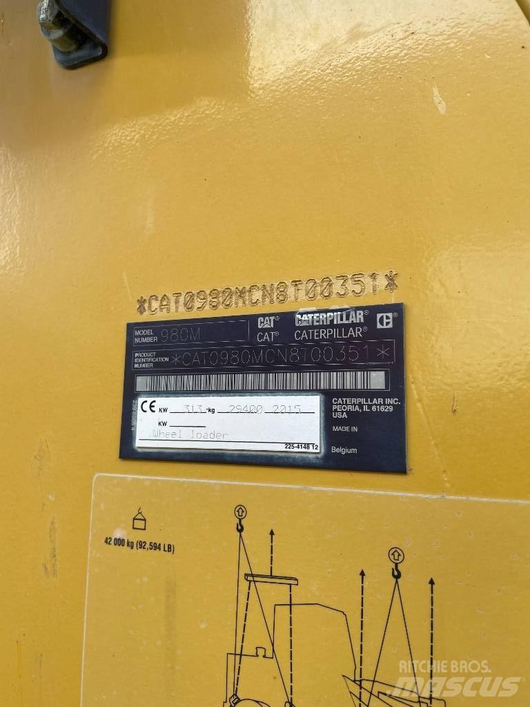 CAT 980M ホイールローダー・タイヤショベル
