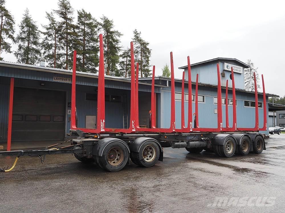 Närko 5 aks. 木材トレーラー