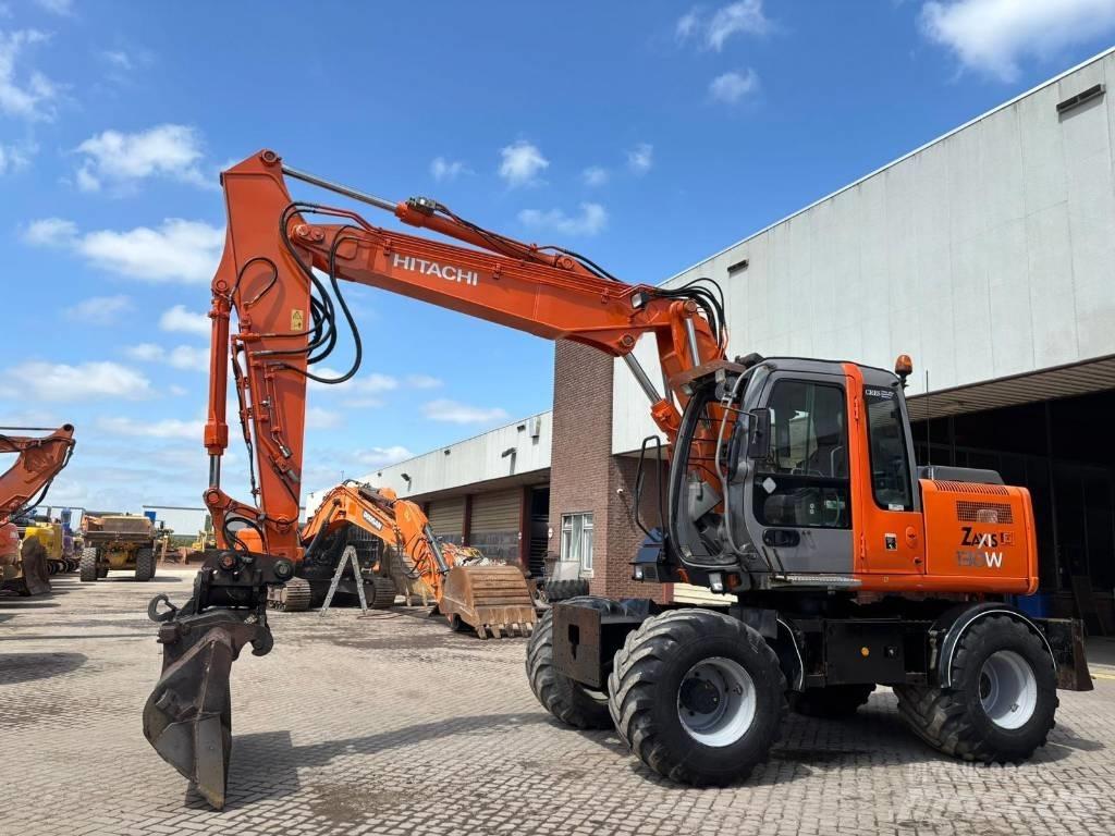 Hitachi ZX 130 W ホイール式油圧ショベル（パワーショベル・ユンボ・バックホー）
