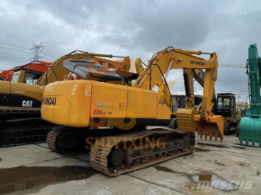 Hyundai Robex 220-7 大型油圧ショベル12t以上（パワーショベル・ユンボ）