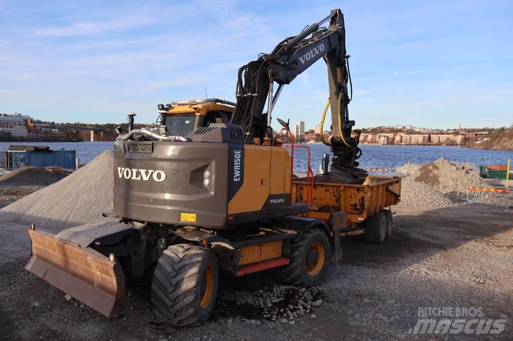 Volvo EWR 150 E ホイール式油圧ショベル（パワーショベル・ユンボ・バックホー）