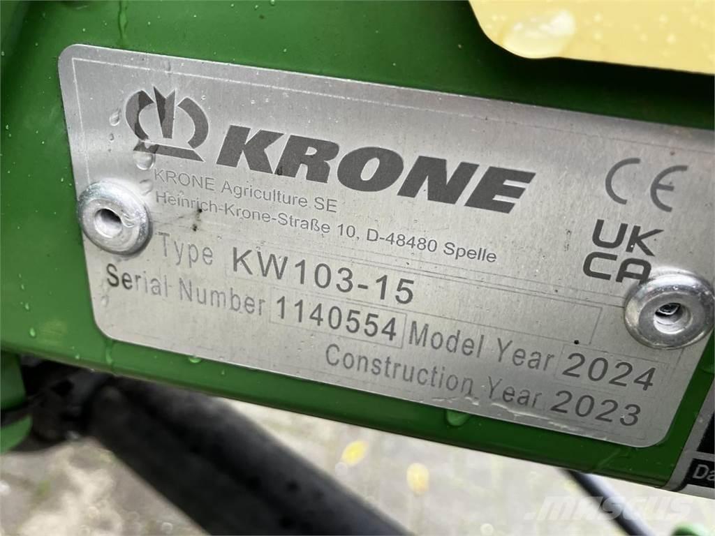 Krone Vendro 1020 テッダー・テッダーレーキ