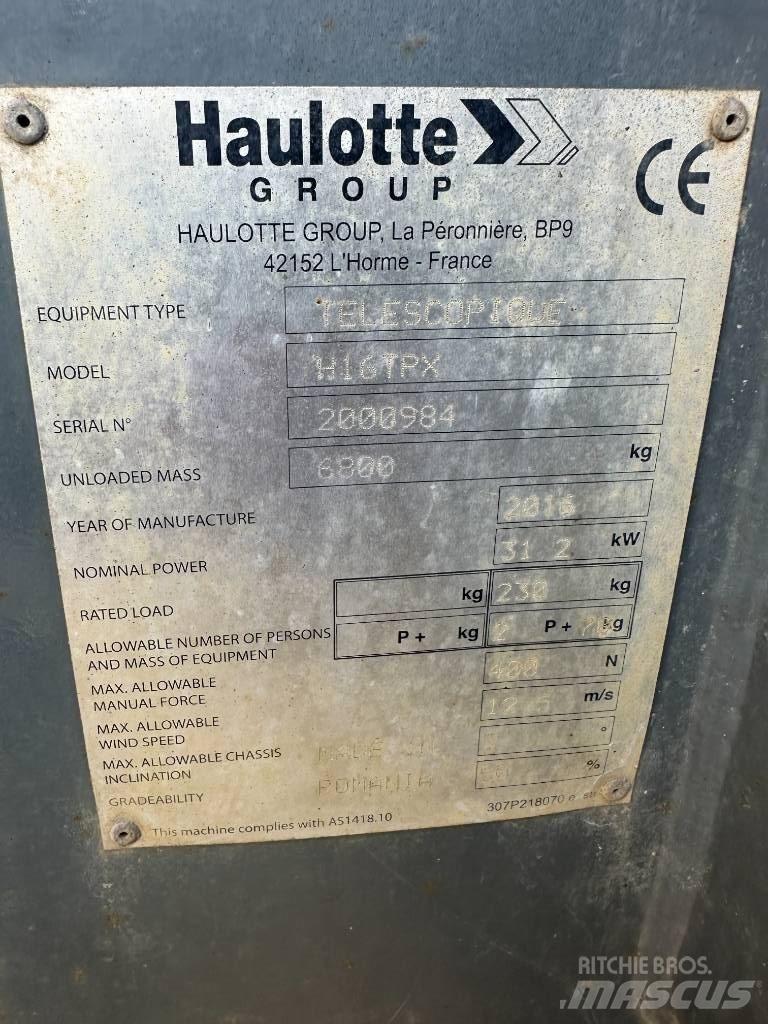 Haulotte H 16 TPX ブームリフト　直伸型