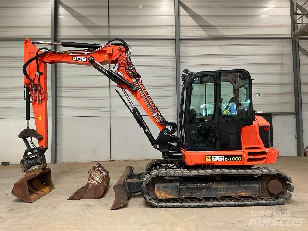 JCB 86 C-1 powertilt 中型油圧ショベル 7ｔ-12ｔ（ユンボ・パワーショベル・バックホー）