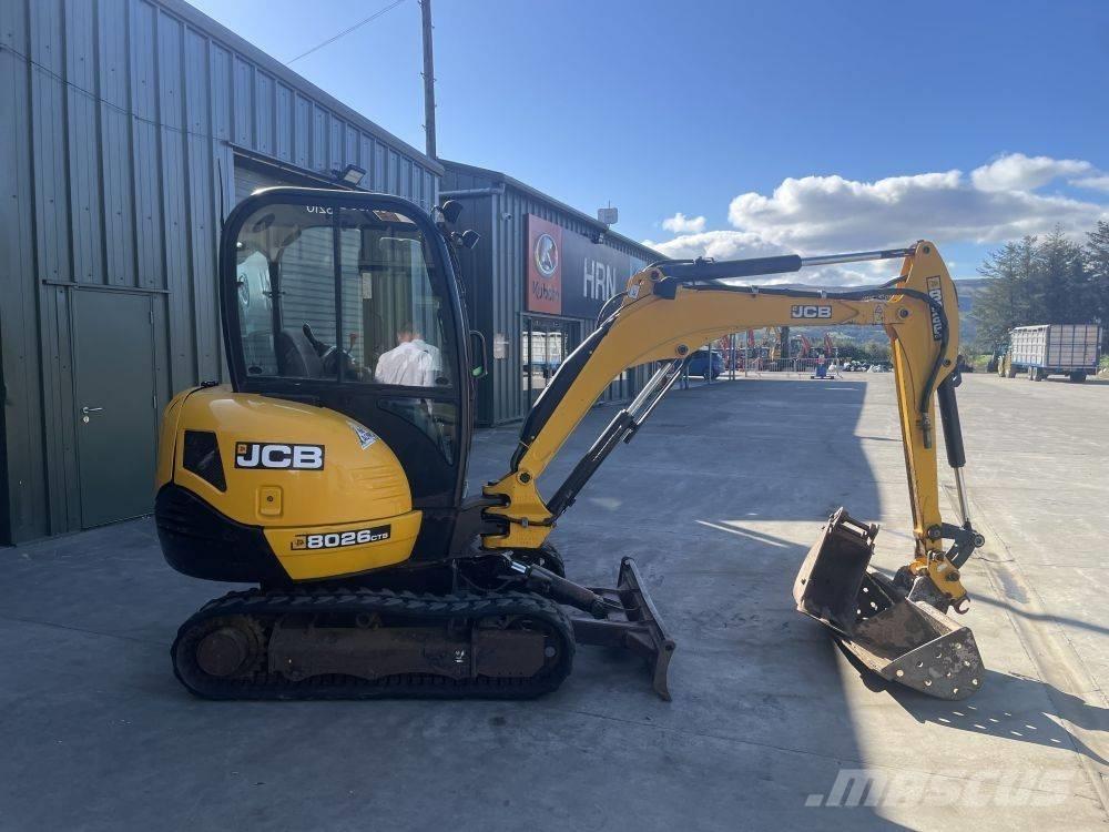 JCB 8026 ミニ油圧ショベル 7t以下（ミニユンボ・ミニディガー）