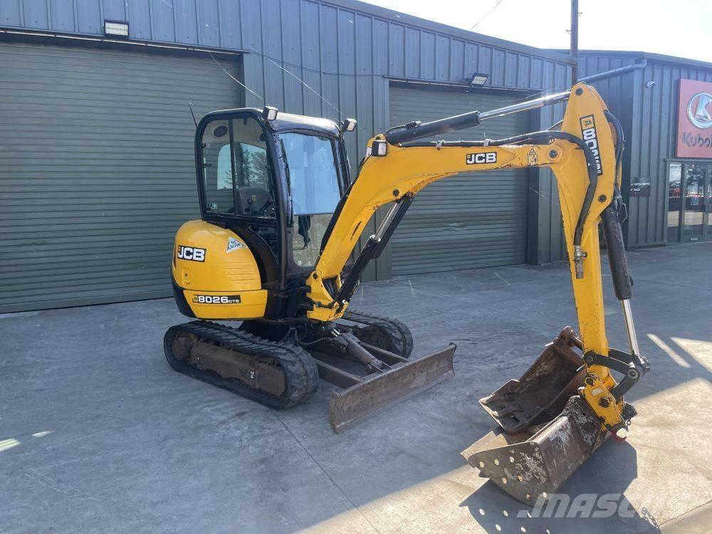 JCB 8026 ミニ油圧ショベル 7t以下（ミニユンボ・ミニディガー）