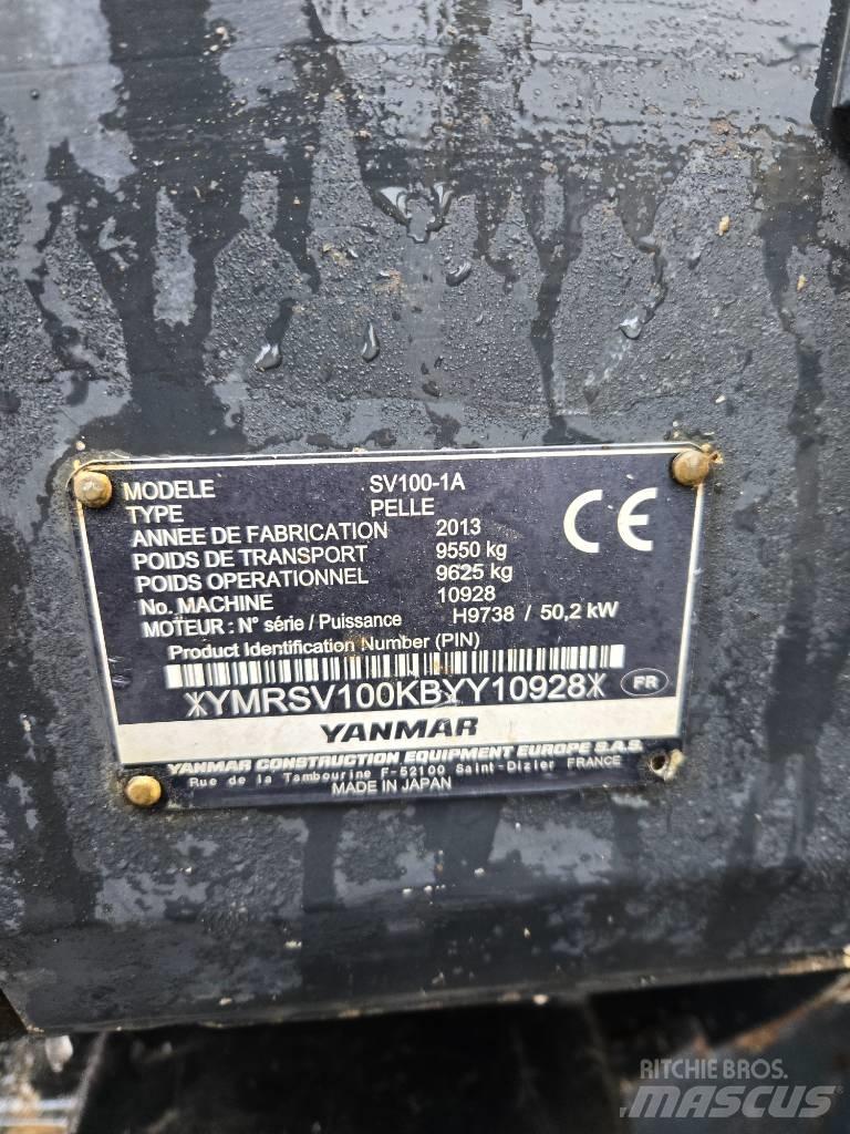Yanmar SV 100-1A 中型油圧ショベル 7ｔ-12ｔ（ユンボ・パワーショベル・バックホー）