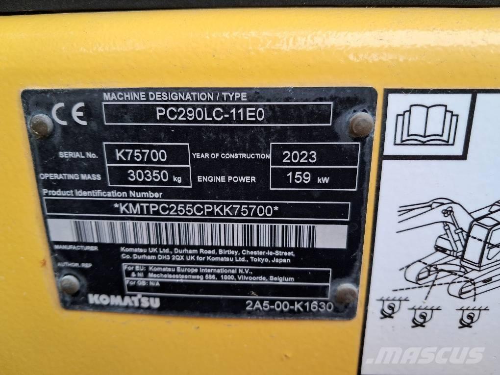 Komatsu PC290LC-11EO 大型油圧ショベル12t以上（パワーショベル・ユンボ）