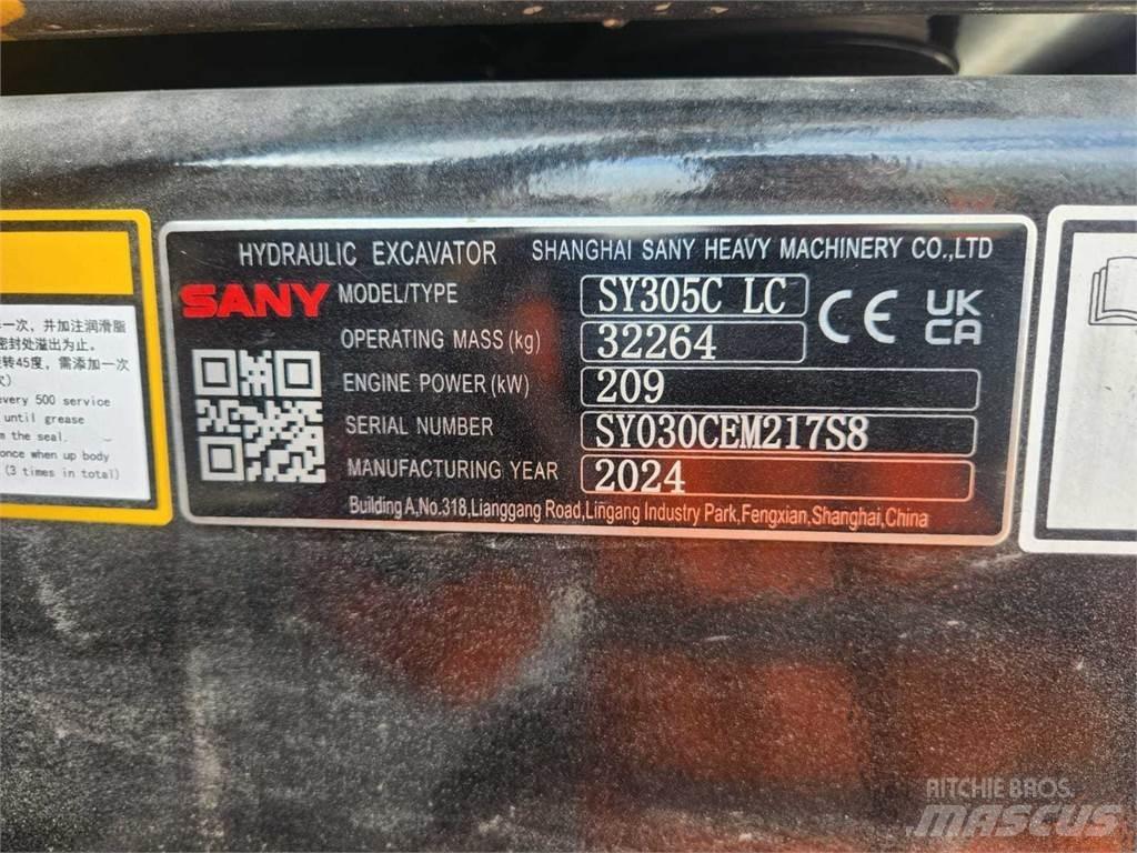 Sany SY305C 大型油圧ショベル12t以上（パワーショベル・ユンボ）