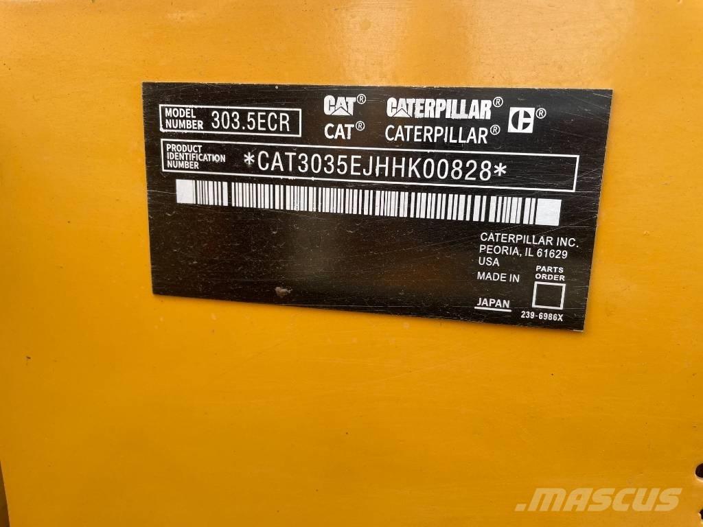 CAT 303 ミニ油圧ショベル 7t以下（ミニユンボ・ミニディガー）