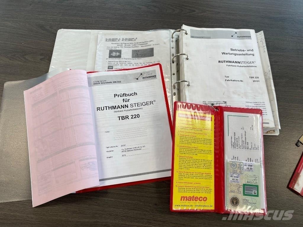 Ruthmann TBR 220 トラック高所作業車