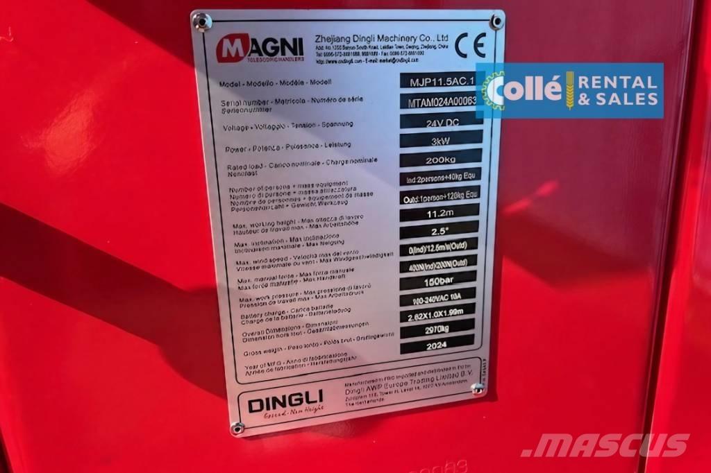 Magni MJP 11.5 | 2024 ブームリフト　屈伸型