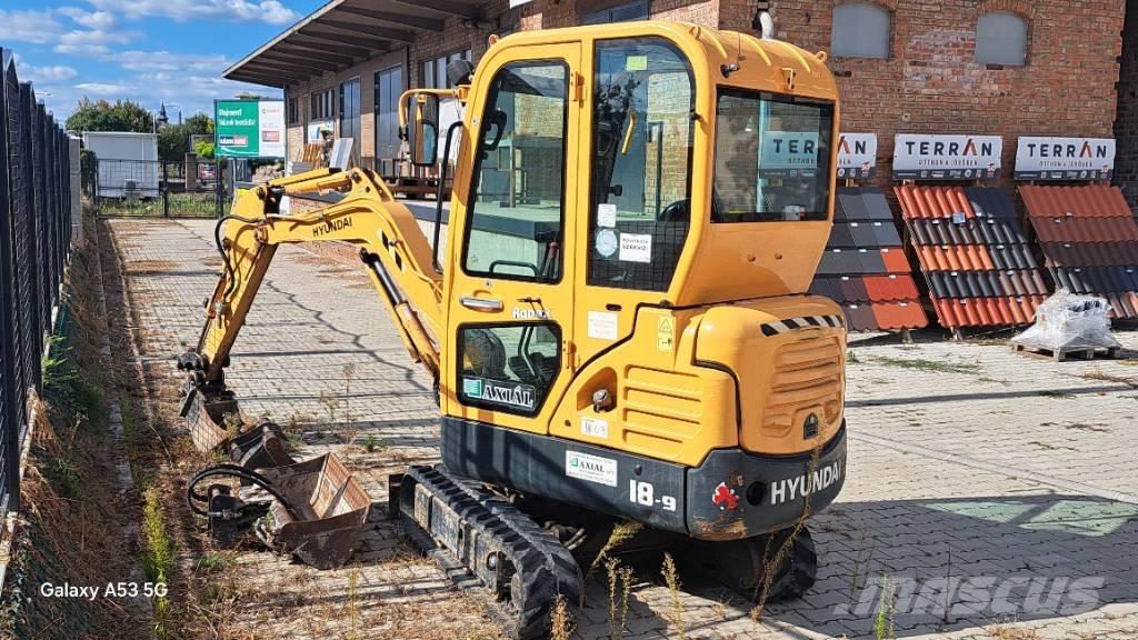 Hyundai Robex 18-9 ミニ油圧ショベル 7t以下（ミニユンボ・ミニディガー）