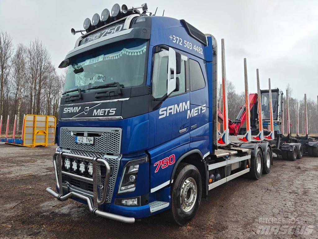 Volvo FH 16 750 木材トラック