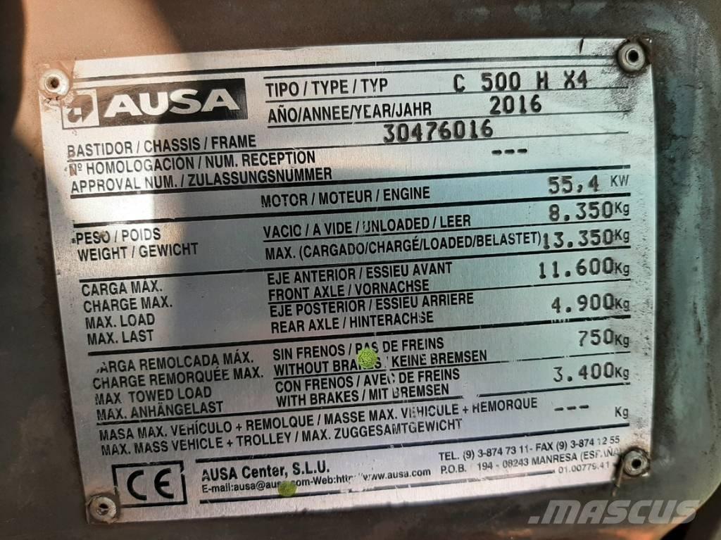 Ausa C 500 H X4 ラフターテレントラック