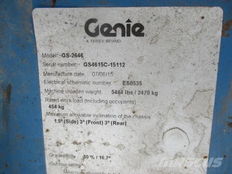 Genie GS 2646 シザースリフト