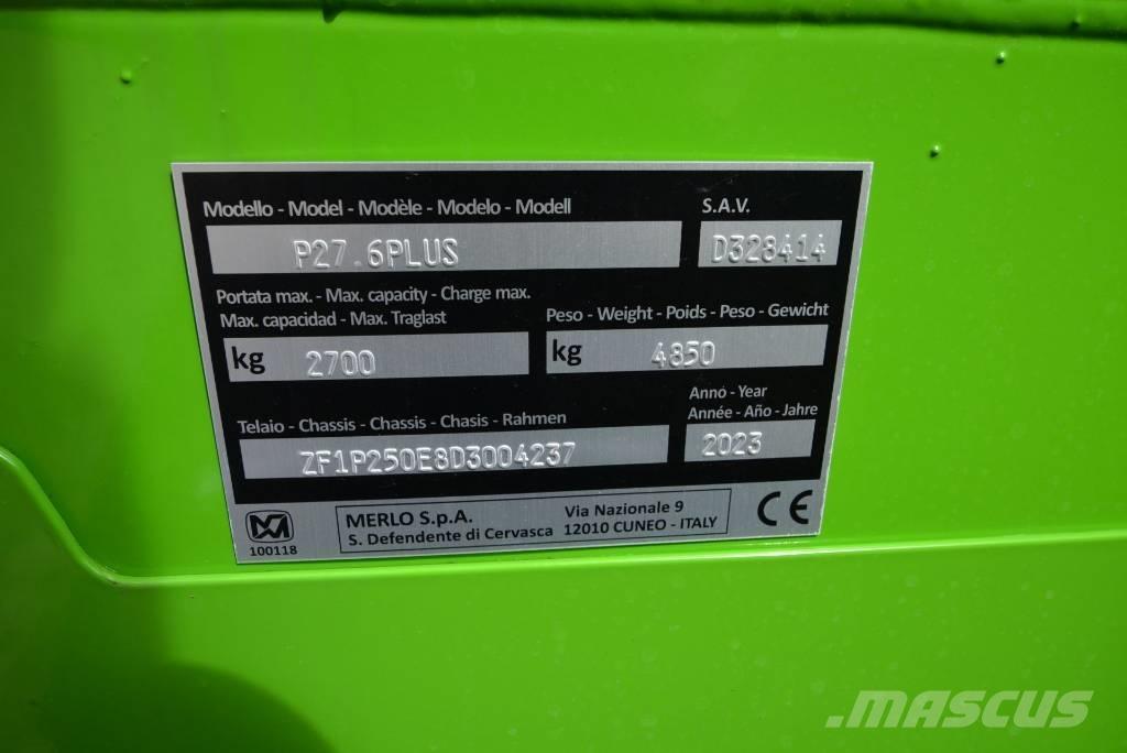 Merlo P 27.6 Plus テレスコーピックハンドラー