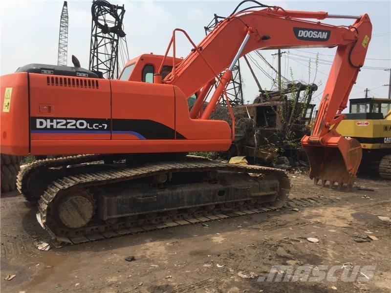 Doosan dh220lc-7 大型油圧ショベル12t以上（パワーショベル・ユンボ）