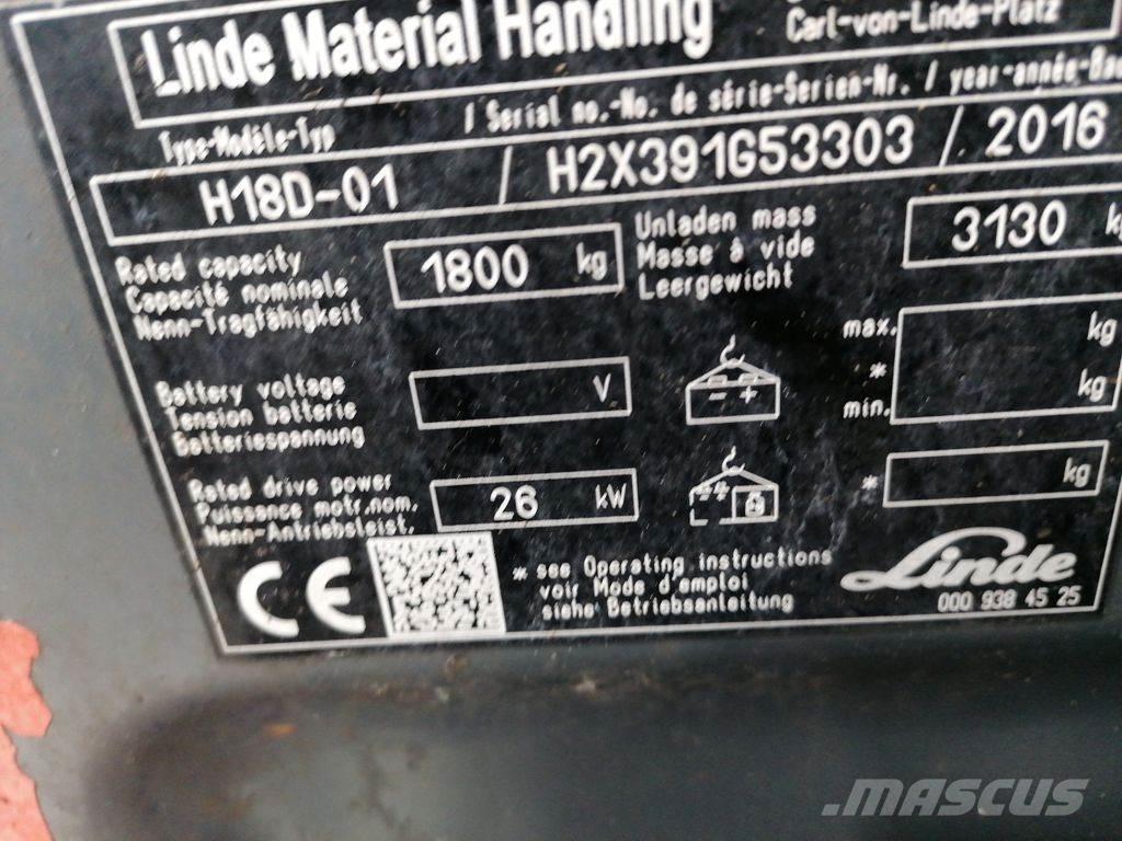 Linde H18D-02 ディーゼル・軽油