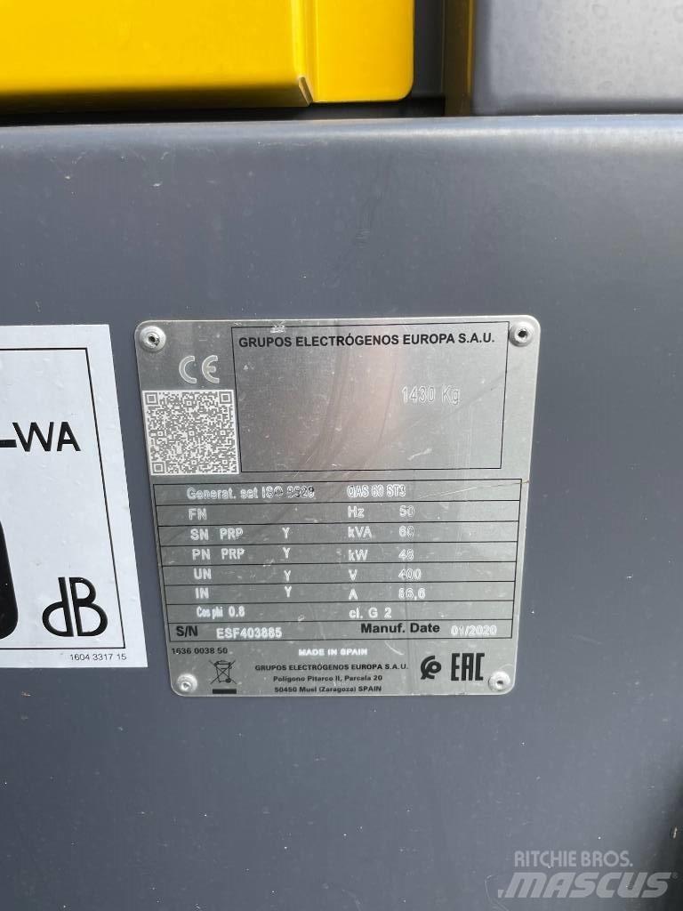 Atlas Copco QAS 60 建設機械 -　その他