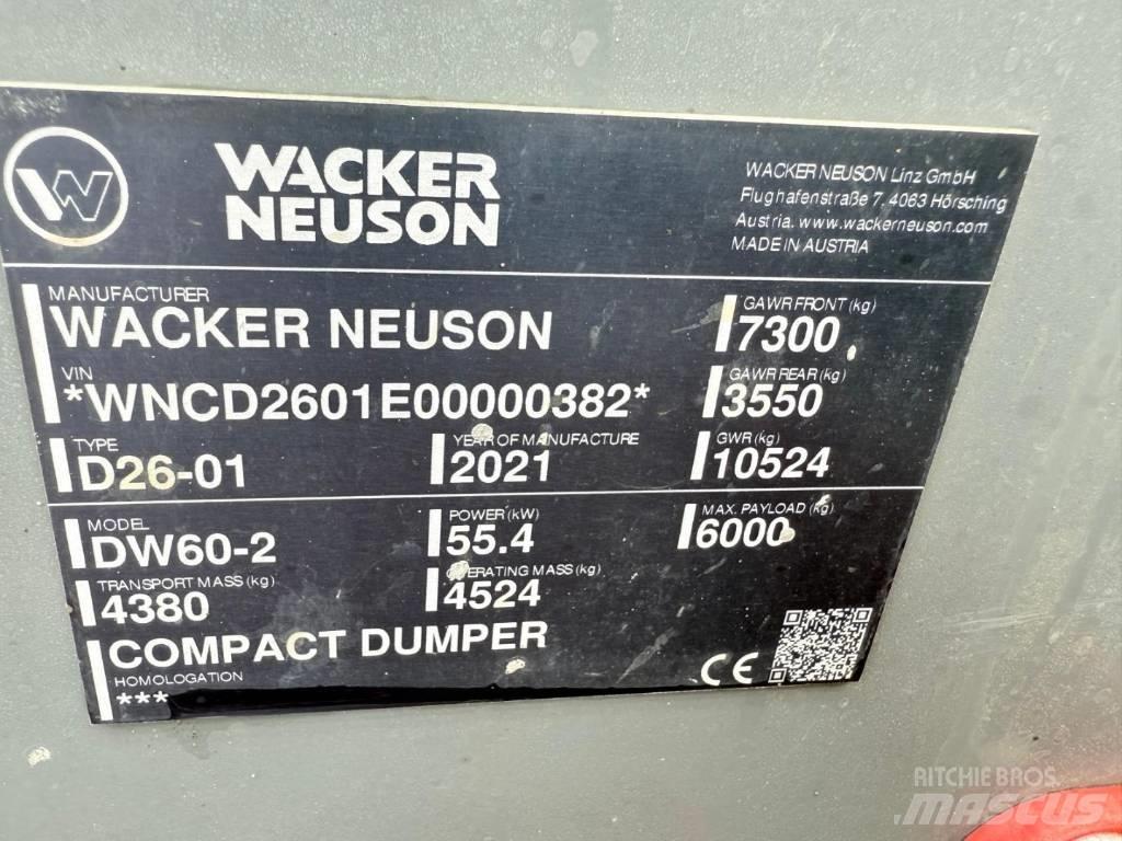Wacker Neuson DW 60 サイト　ダンプ