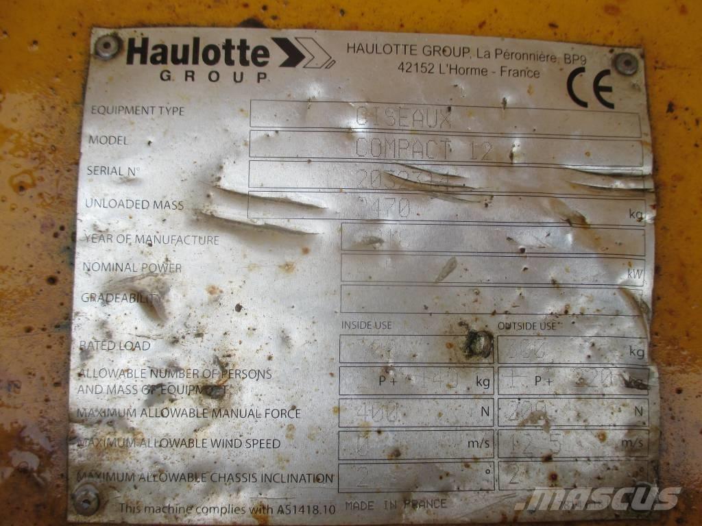 Haulotte Compact 12 シザースリフト