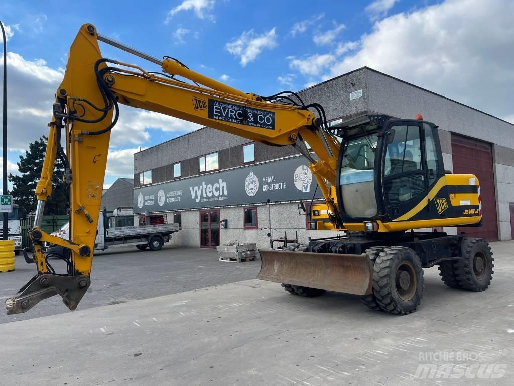 JCB JS 145 W ホイール式油圧ショベル（パワーショベル・ユンボ・バックホー）