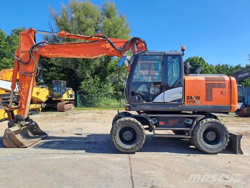 Hitachi ZX 170 W-5 B ホイール式油圧ショベル（パワーショベル・ユンボ・バックホー）
