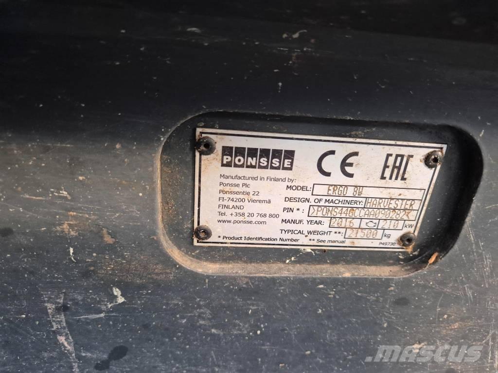Ponsse ERGO 8W ハーベスター