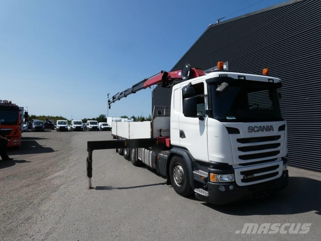 Scania G 450 クレーントラック、ユニック車