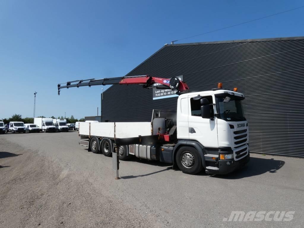 Scania G 450 クレーントラック、ユニック車