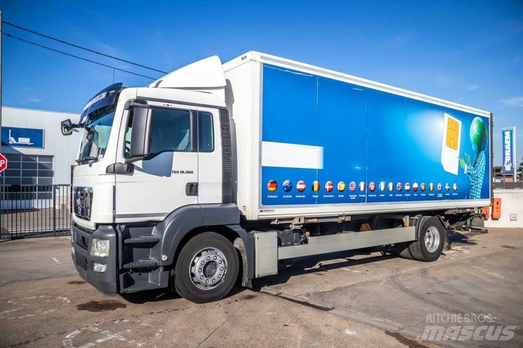 MAN TGS 18.360 LL ボックスボディー、ウイング、箱車