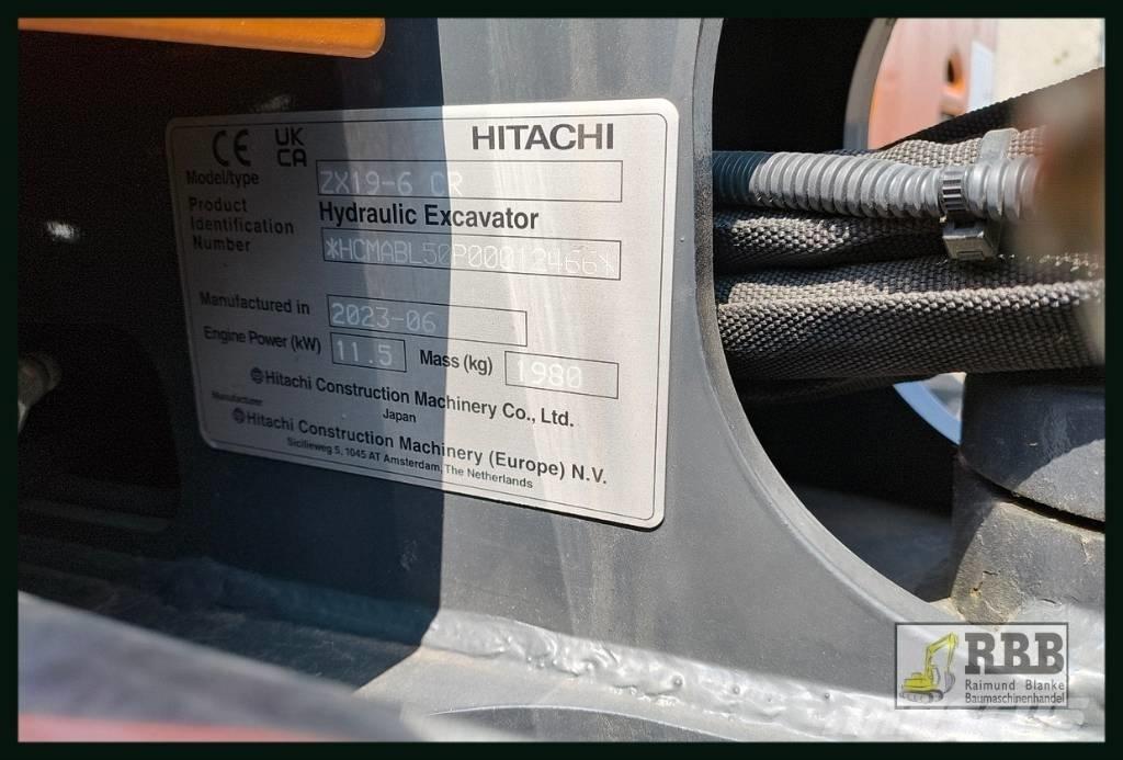 Hitachi ZX 19-6 CR ミニ油圧ショベル 7t以下（ミニユンボ・ミニディガー）
