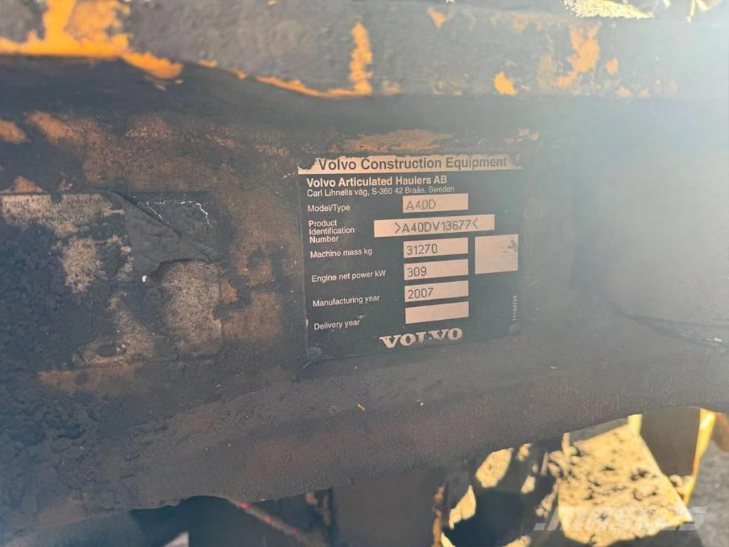 Volvo A 40 D アーティキュレート式ダンプトラック