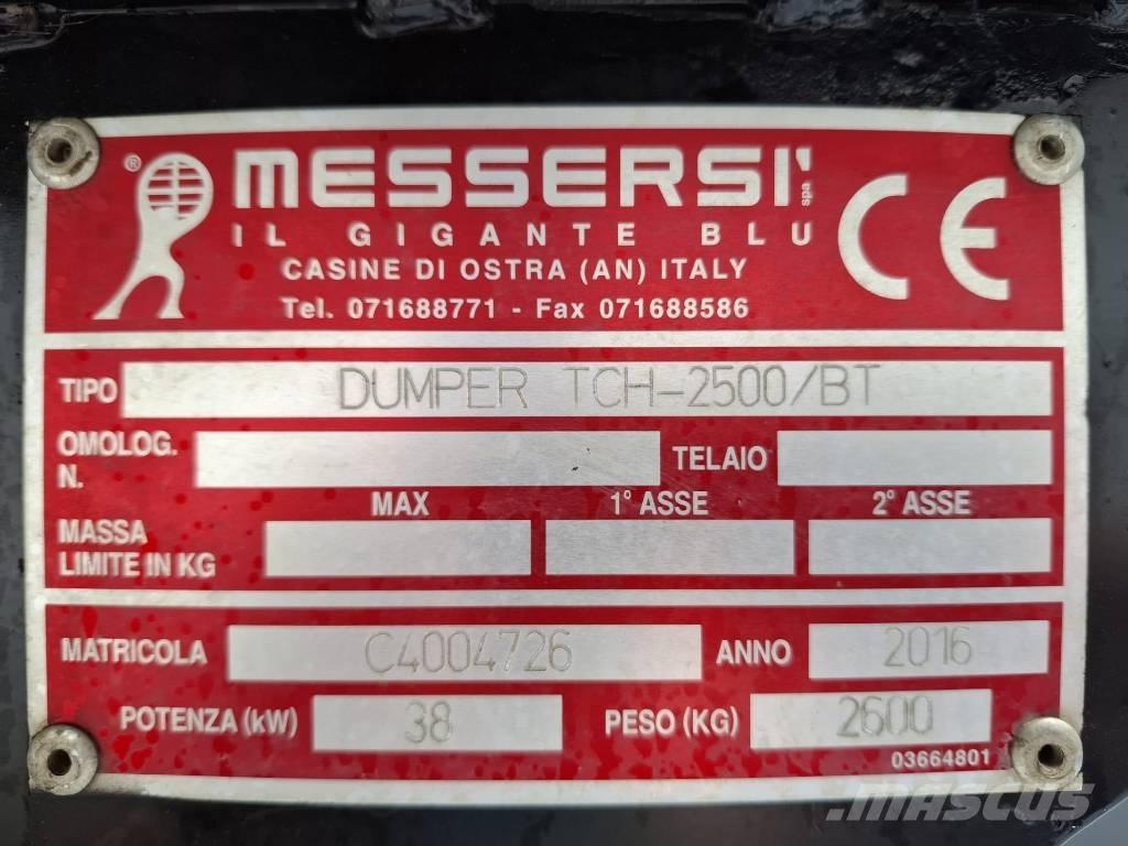 Messersi TCH 2500 BT キャリアダンプ