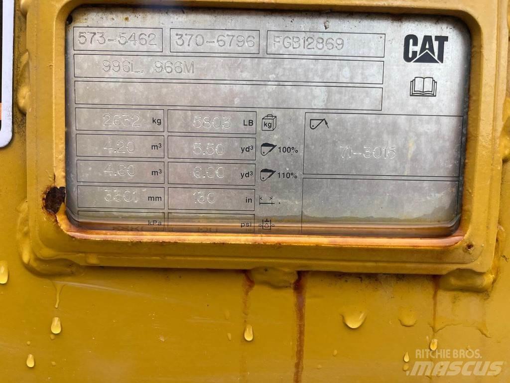 CAT 966 XE ホイールローダー・タイヤショベル