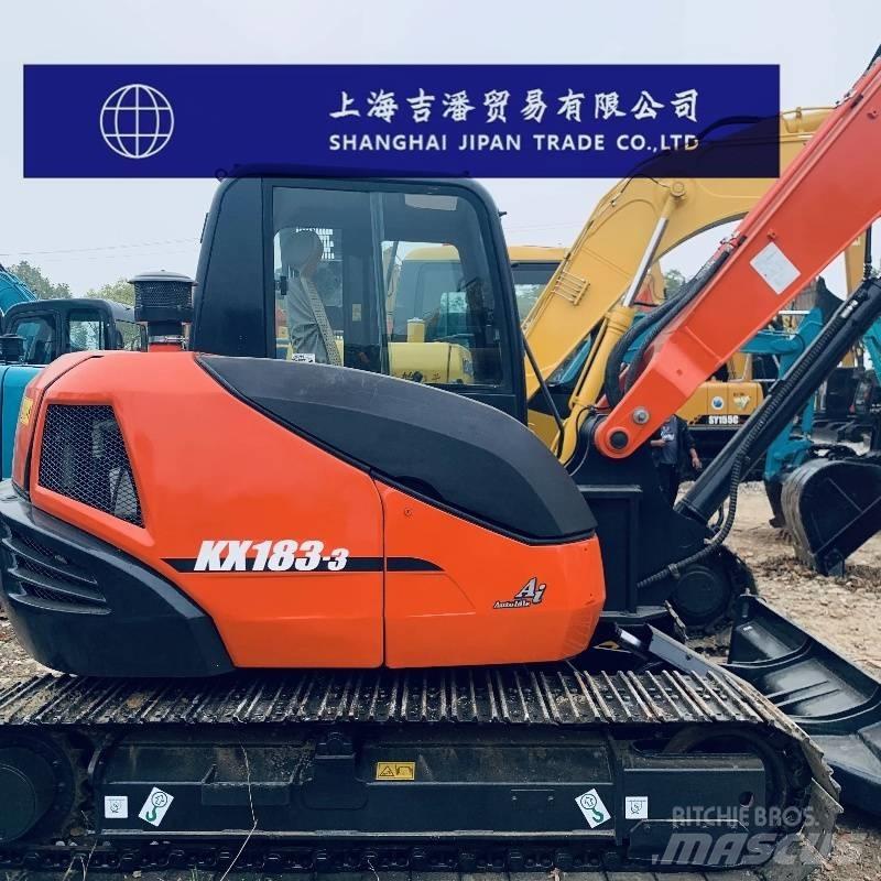 Kubota KX 183 中型油圧ショベル 7ｔ-12ｔ（ユンボ・パワーショベル・バックホー）