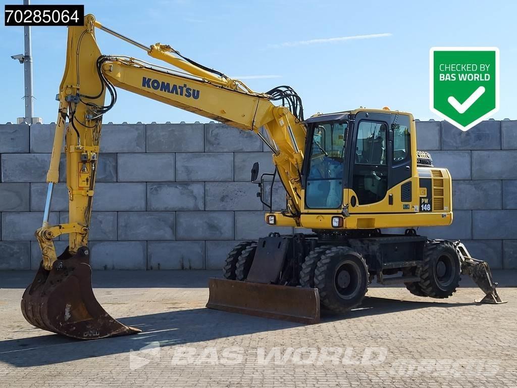Komatsu PW148 -8 ホイール式油圧ショベル（パワーショベル・ユンボ・バックホー）