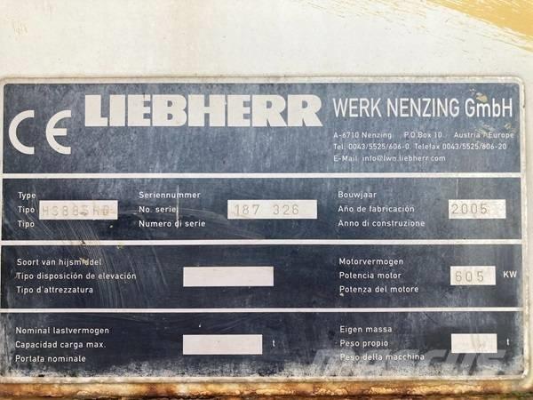 Liebherr HS 885 HD クローラクレーン